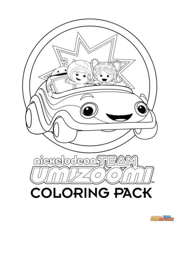 Print Team Umizoomi kleurplaat